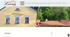 Desktop Screenshot of lavica-hotel.hr