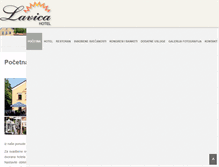 Tablet Screenshot of lavica-hotel.hr